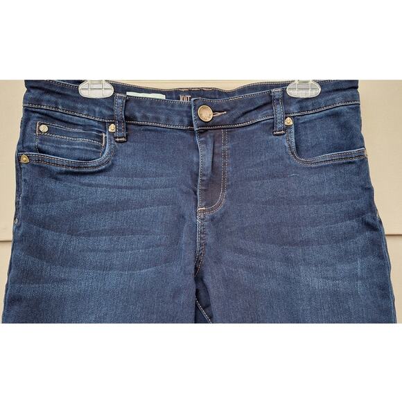 KUT from the Kloth MIA Toothpick Skinny Blue Jeans Cotton Lyocel Poly Spandex 10 - Picture 3 of 10
